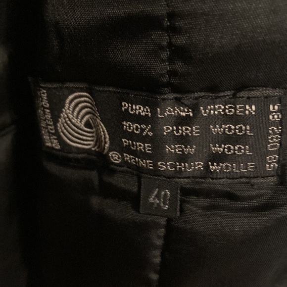 Mens Vintage Wool Coat Size 40 - Picture 3 of 8